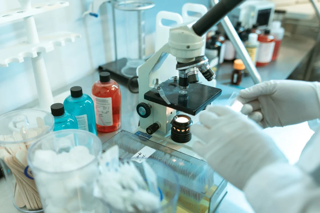 Imagen sobre un área de laboratorio