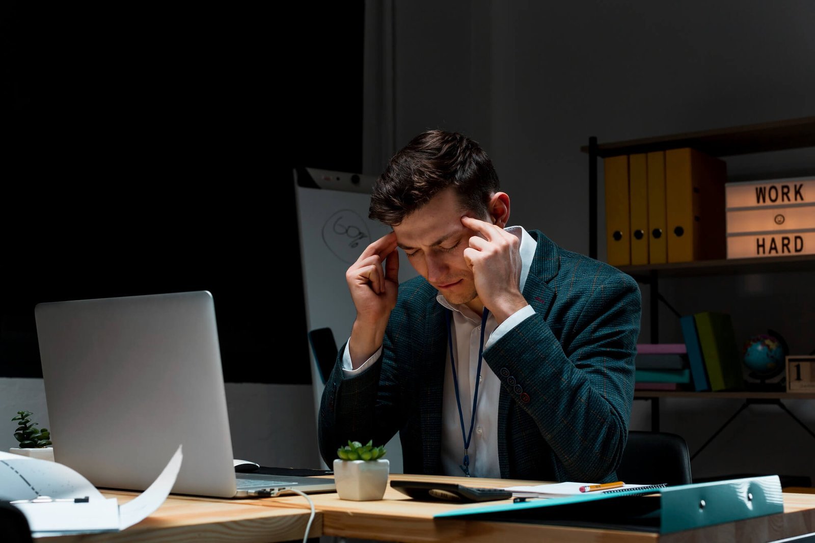 Jefe estresado por la actualización de la ISO 9001:2025 | Imagen de Freepik